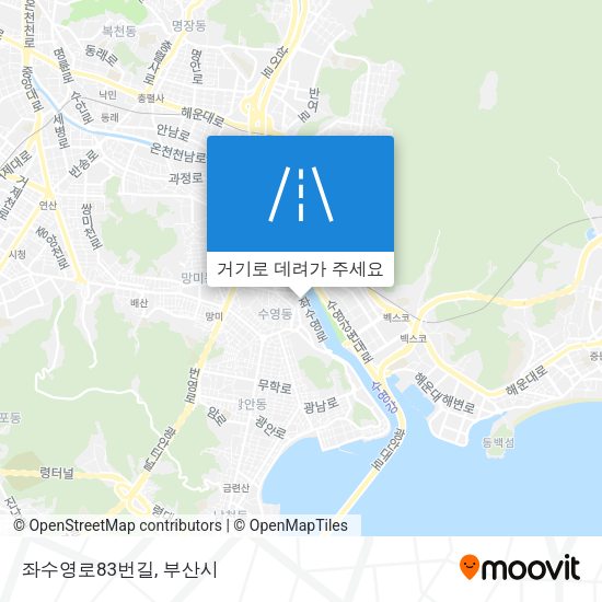 좌수영로83번길 지도
