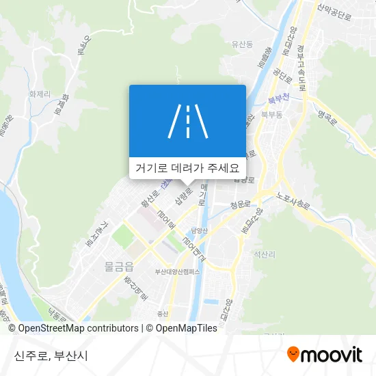 신주로 지도