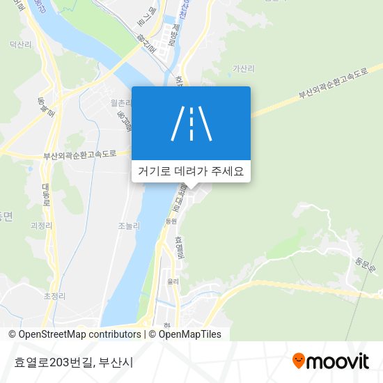 효열로203번길 지도