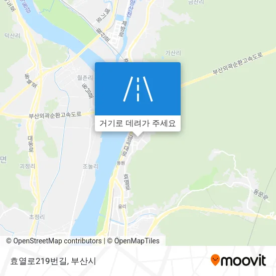 효열로219번길 지도
