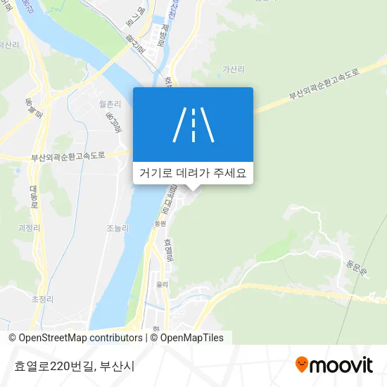 효열로220번길 지도