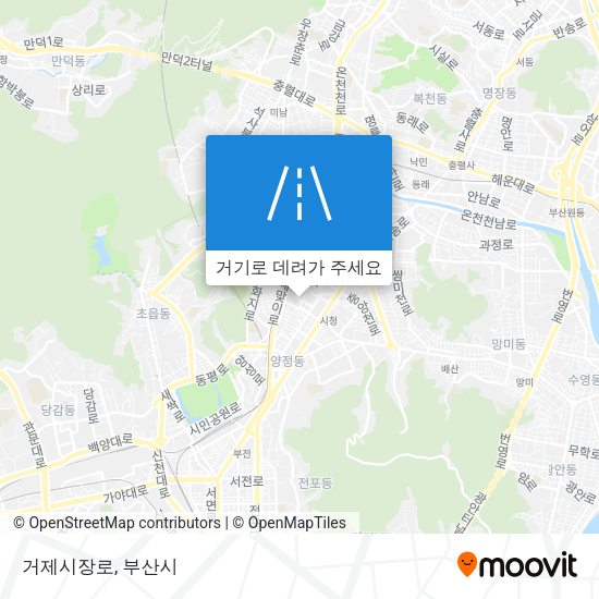 거제시장로 지도
