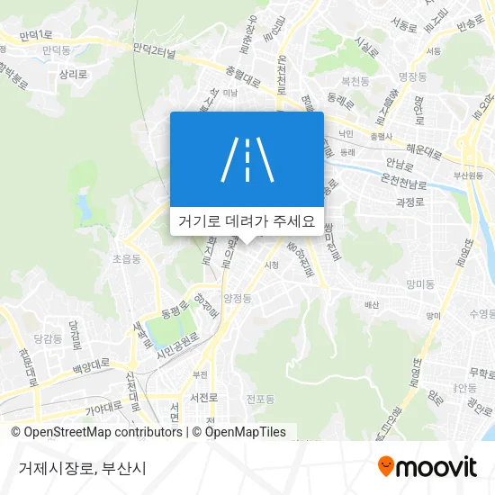 거제시장로 지도