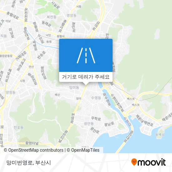 망미번영로 지도
