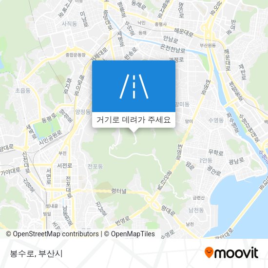 봉수로 지도