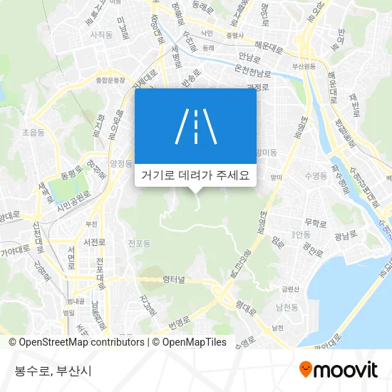 봉수로 지도