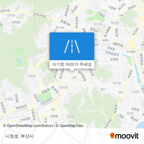 시청로 지도