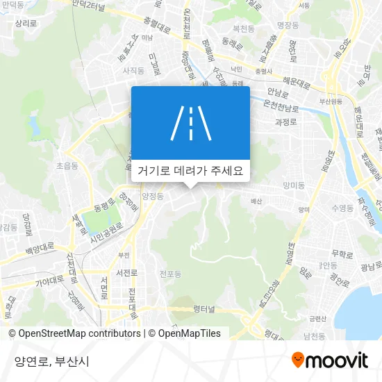 양연로 지도