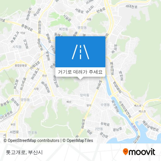 톳고개로 지도