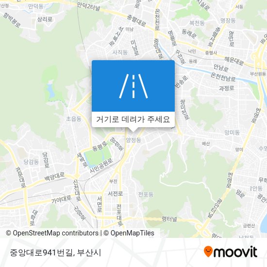 중앙대로941번길 지도