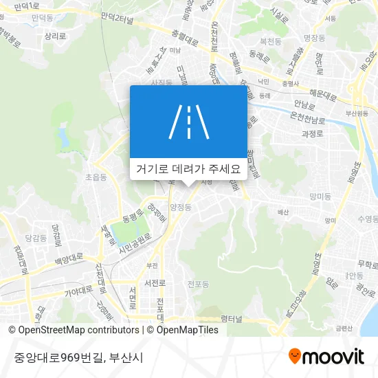 중앙대로969번길 지도