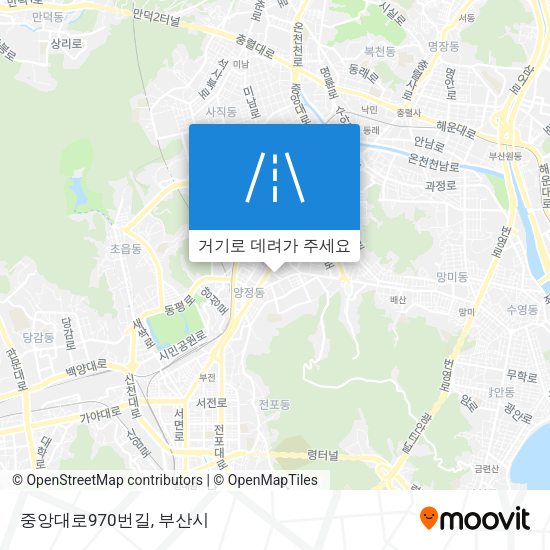 중앙대로970번길 지도