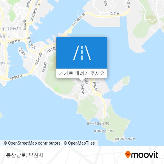 동삼남로 지도