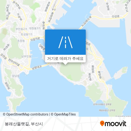 봉래산둘랫길 지도