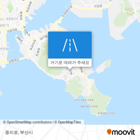 중리로 지도