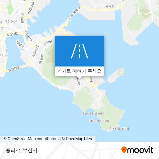 중리로 지도