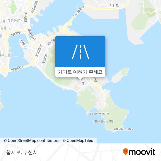 함지로 지도
