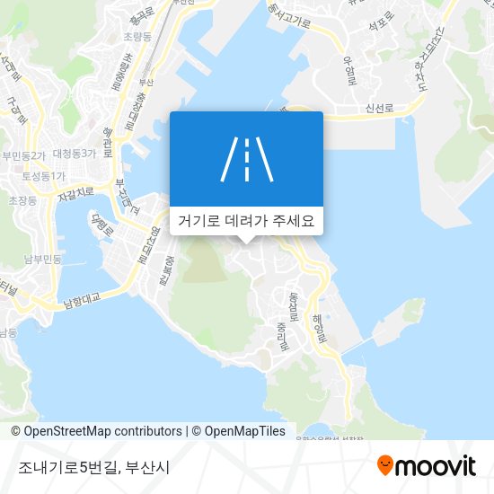 조내기로5번길 지도