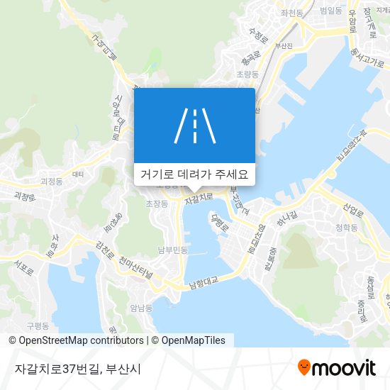 자갈치로37번길 지도