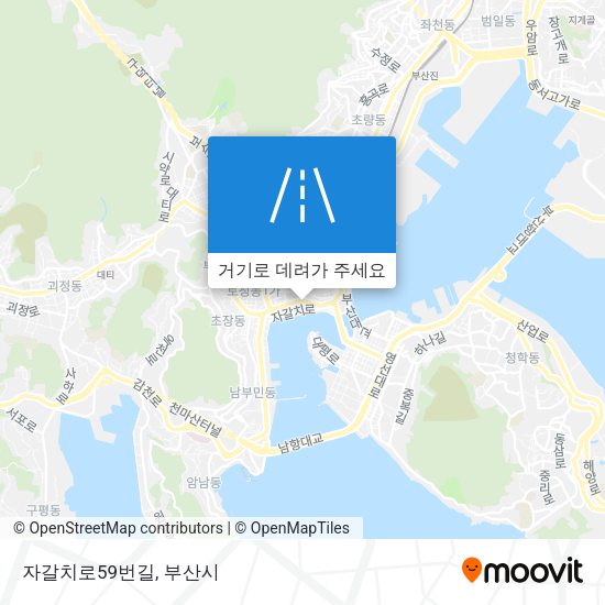 자갈치로59번길 지도
