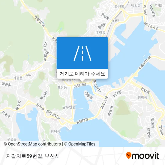자갈치로59번길 지도