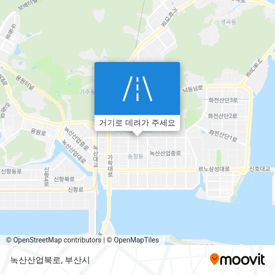 녹산산업북로 지도