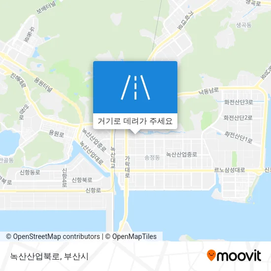 녹산산업북로 지도