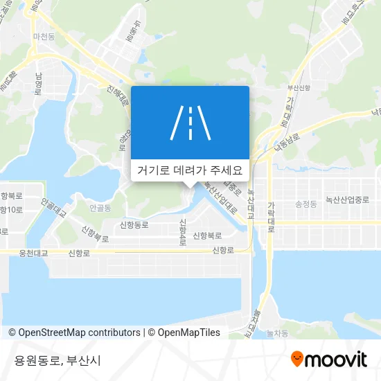 용원동로 지도