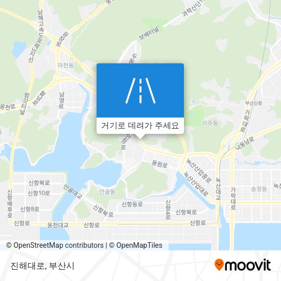 진해대로 지도