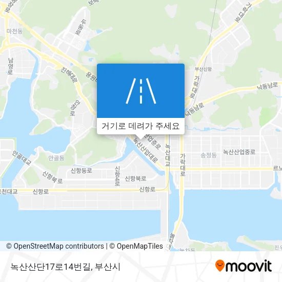 녹산산단17로14번길 지도