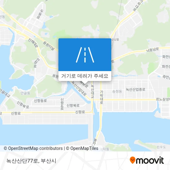녹산산단77로 지도