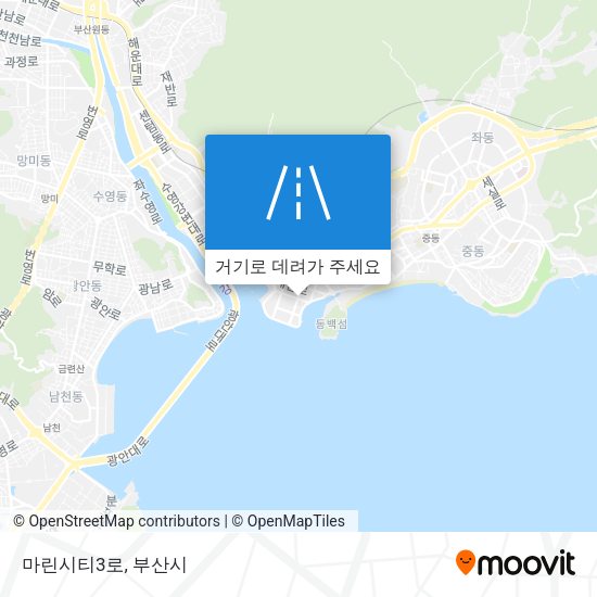 마린시티3로 지도