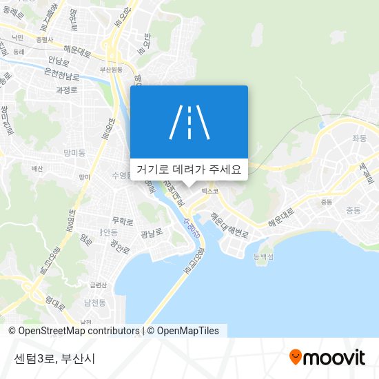 센텀3로 지도