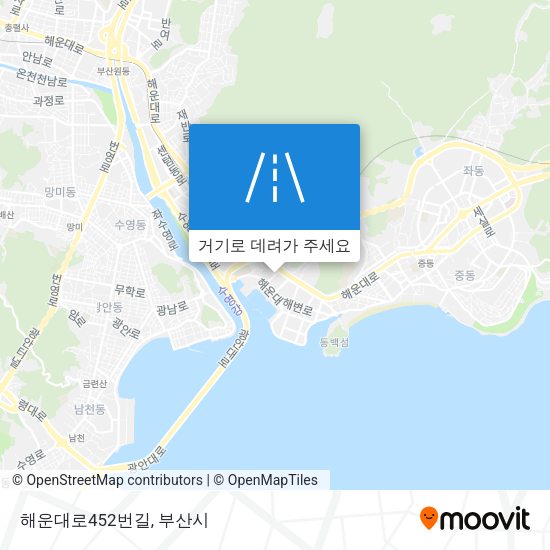 해운대로452번길 지도