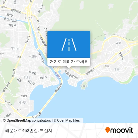 해운대로452번길 지도
