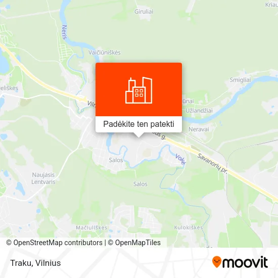 Traku žemėlapis