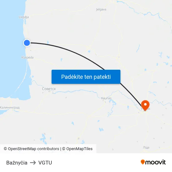 Bažnyčia to VGTU map