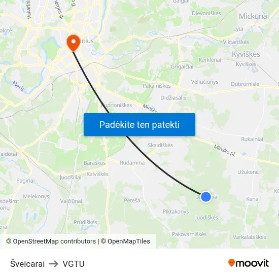 Šveicarai to VGTU map