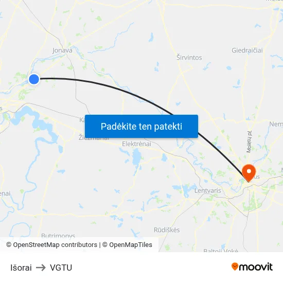 Išorai to VGTU map