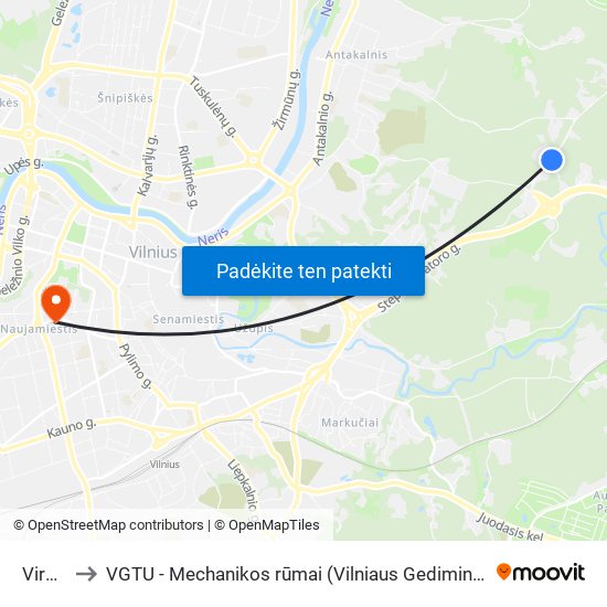 Viršupis to VGTU - Mechanikos rūmai (Vilniaus Gedimino technikos universitetas) map