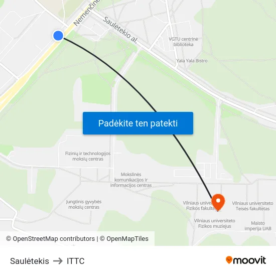 Saulėtekis to ITTC map