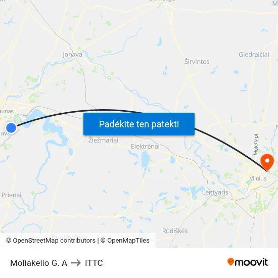 Moliakelio G. A to ITTC map