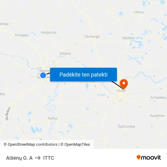 Alšėnų G. A to ITTC map