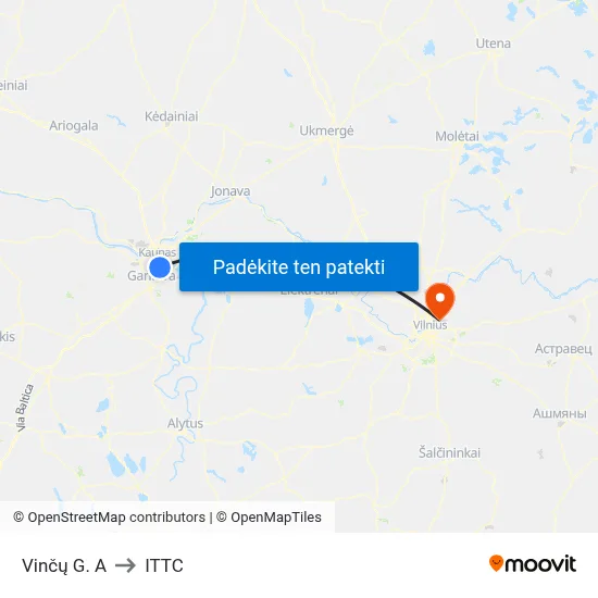Vinčų G. A to ITTC map