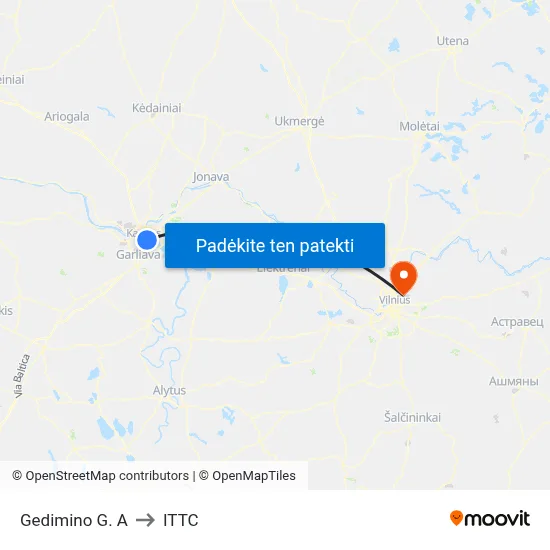 Gedimino G. A to ITTC map
