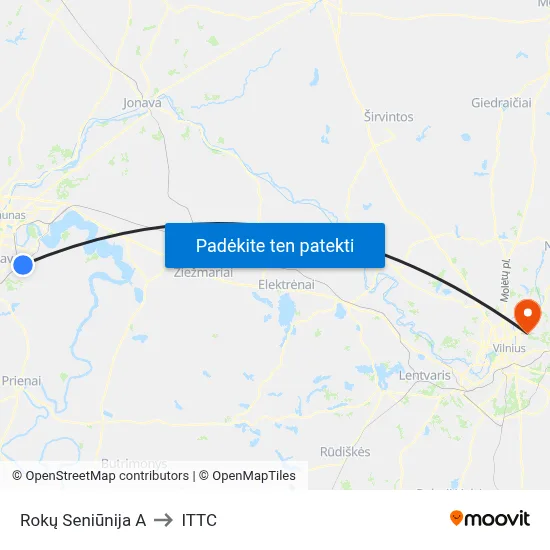 Rokų Seniūnija A to ITTC map