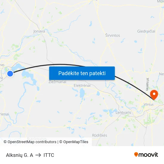 Alksnių G. A to ITTC map