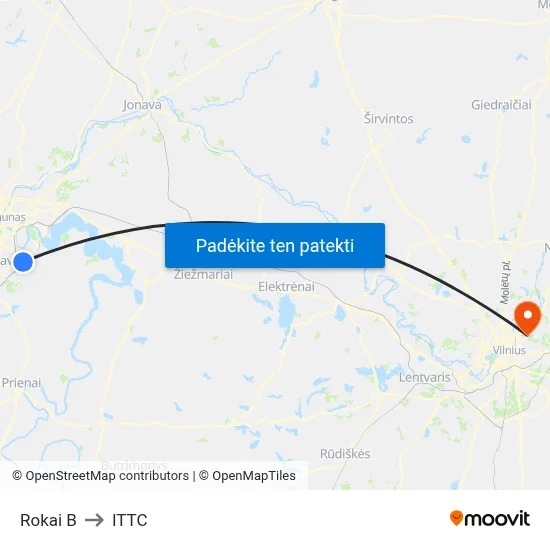 Rokai B to ITTC map