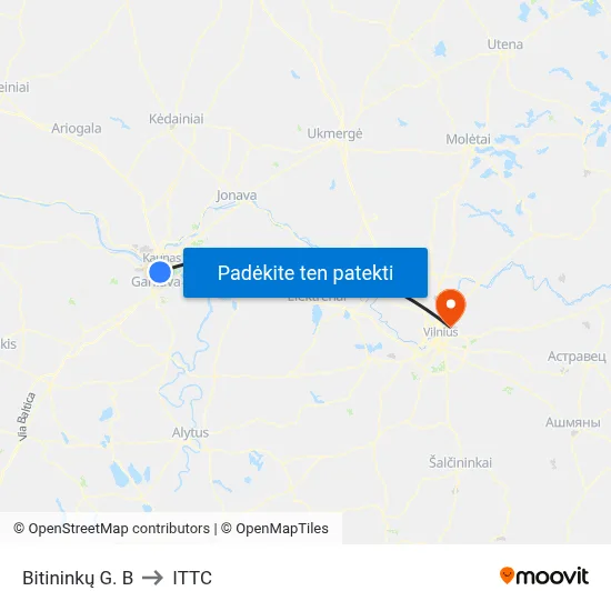 Bitininkų G. B to ITTC map