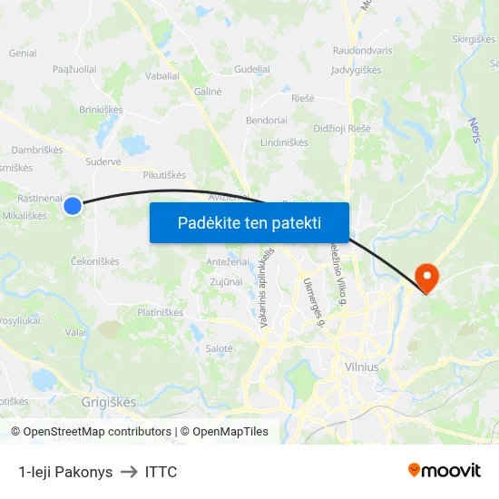 1-Ieji Pakonys to ITTC map